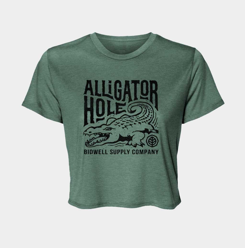 Alligator Hole Crop Top
