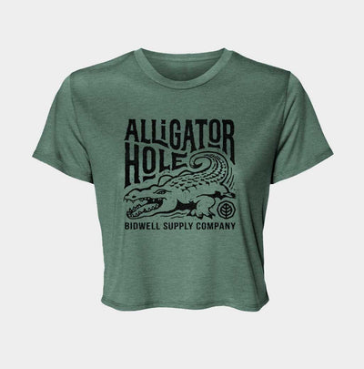 Alligator Hole Crop Top