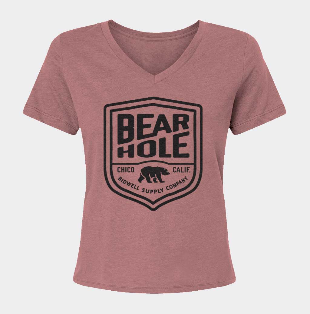 Bear Hole Shield Relaxed V-Neck