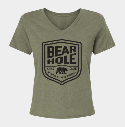 Bear Hole Shield Relaxed V-Neck