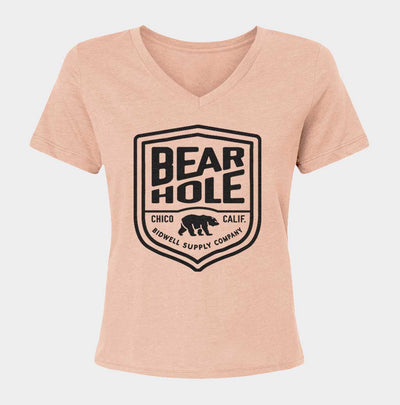 Bear Hole Shield Relaxed V-Neck