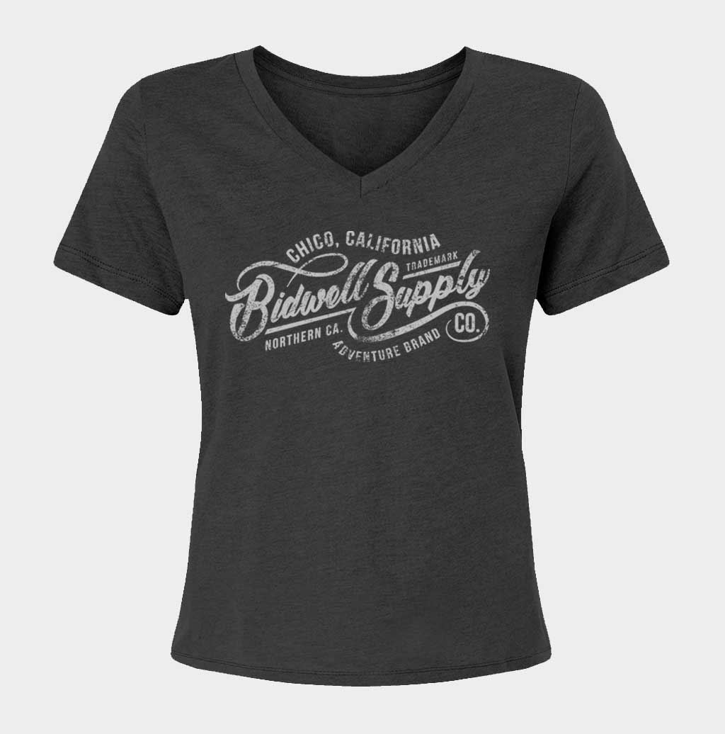 Bidwell Trademark Logo Relaxed V-Neck