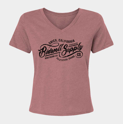 Bidwell Trademark Logo Relaxed V-Neck