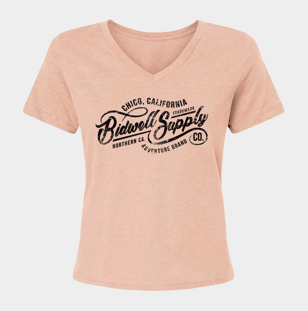 Bidwell Trademark Logo Relaxed V-Neck