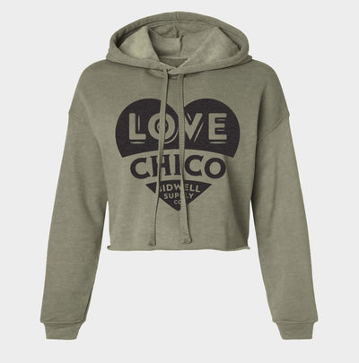 Love Chico Women's Hoodie Crop