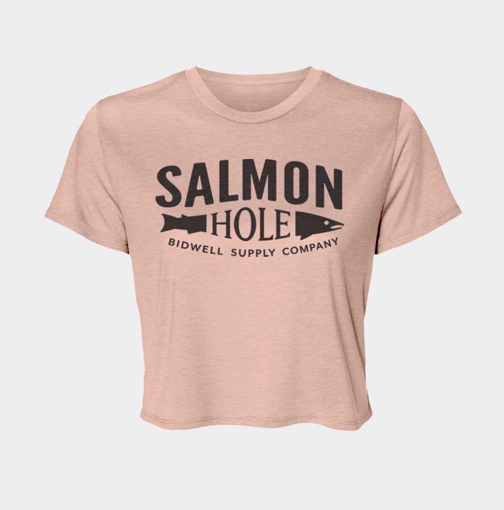 Salmon Hole Crop Top
