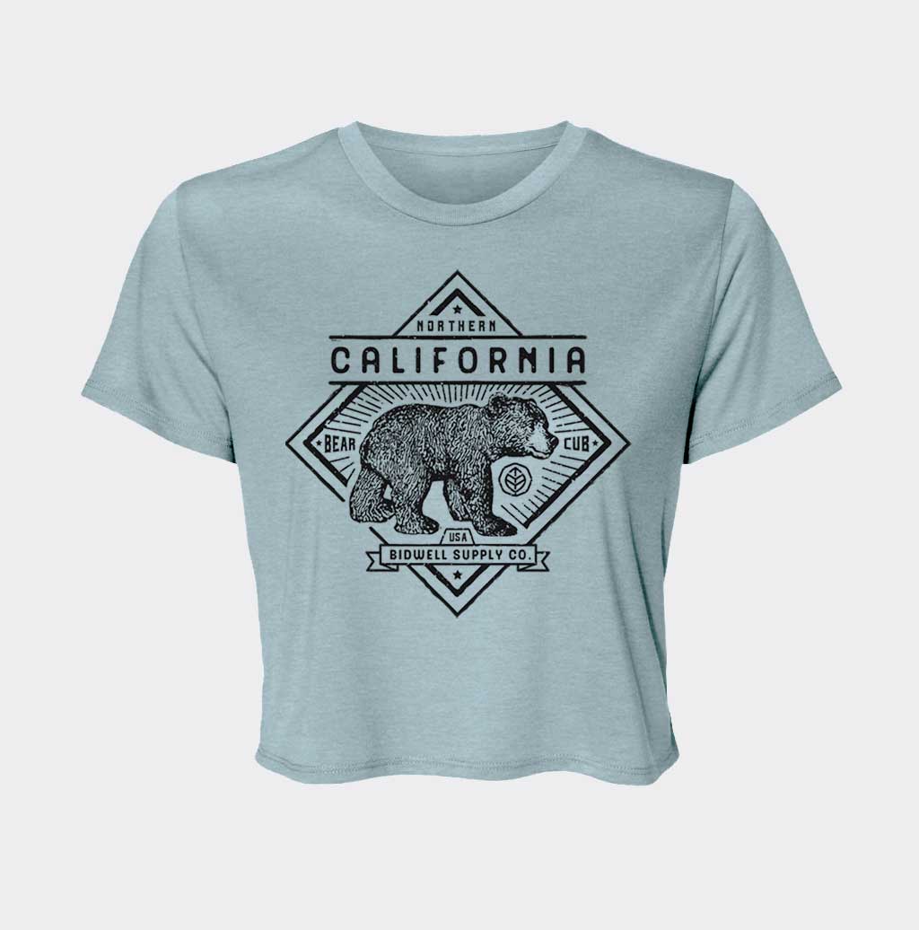 California Bear Cub Crop Top