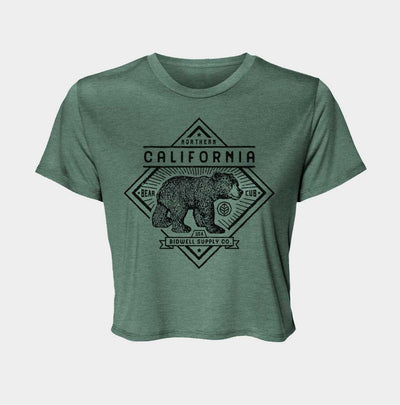 California Bear Cub Crop Top