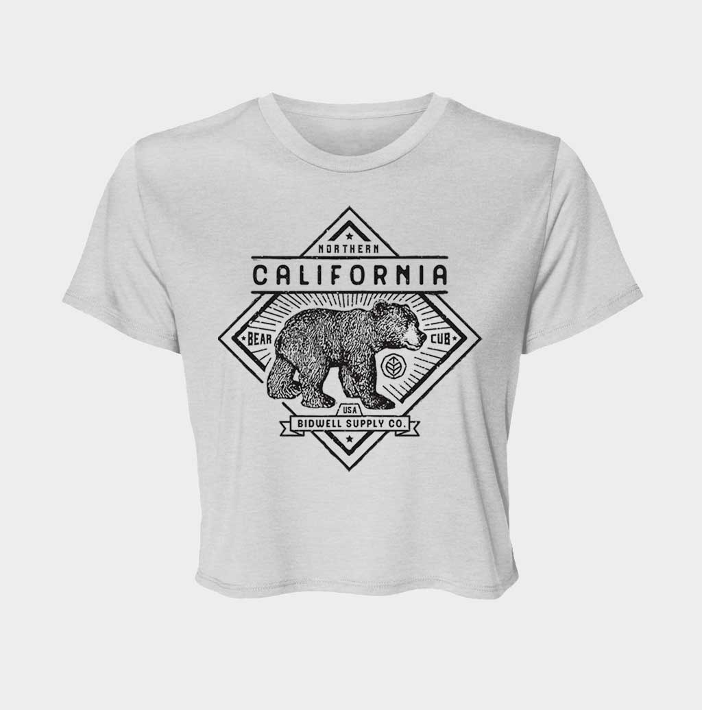 California Bear Cub Crop Top