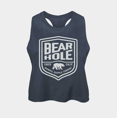 Bear Hole Shield Crop Tank
