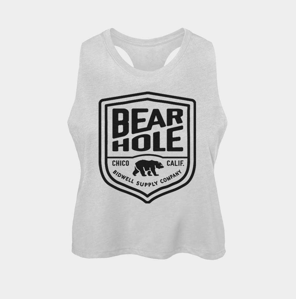 Bear Hole Shield Crop Tank