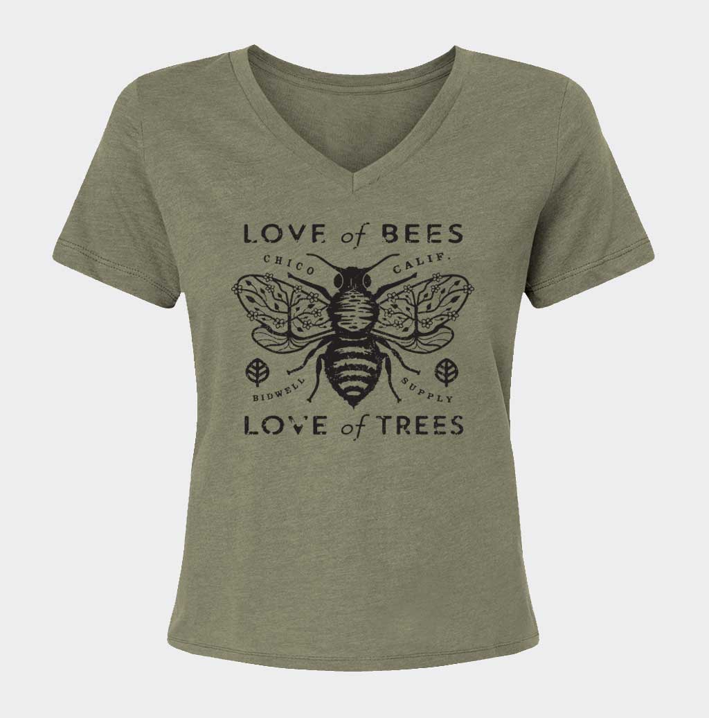 Bees and Trees Relaxed V-Neck