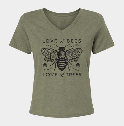 Bees and Trees Relaxed V-Neck