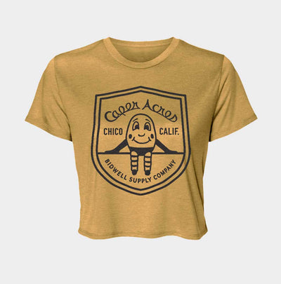 Caper Acres Shield Crop Top